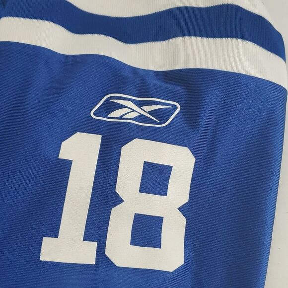 Reebok Vintage Indianapolis Colts #18 Peyton Manning Football Fan Jersey Large - Picture 16 of 16